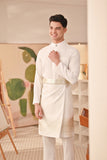Baju Melayu Couture Slim Fit - Off White