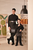 Baju Melayu Kids Couture Bespoke Fit - Black