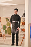 Baju Melayu Couture Slim Fit - Black