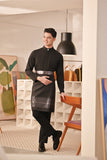 Baju Melayu Couture Slim Fit - Black