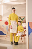 Baju Melayu Couture Slim Fit - Maize Yellow
