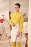 Baju Melayu Couture Slim Fit - Maize Yellow