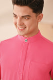 Baju Melayu Couture Slim Fit - Fuchsia Pink