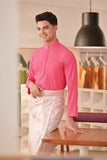 Baju Melayu Couture Slim Fit - Fuchsia Pink