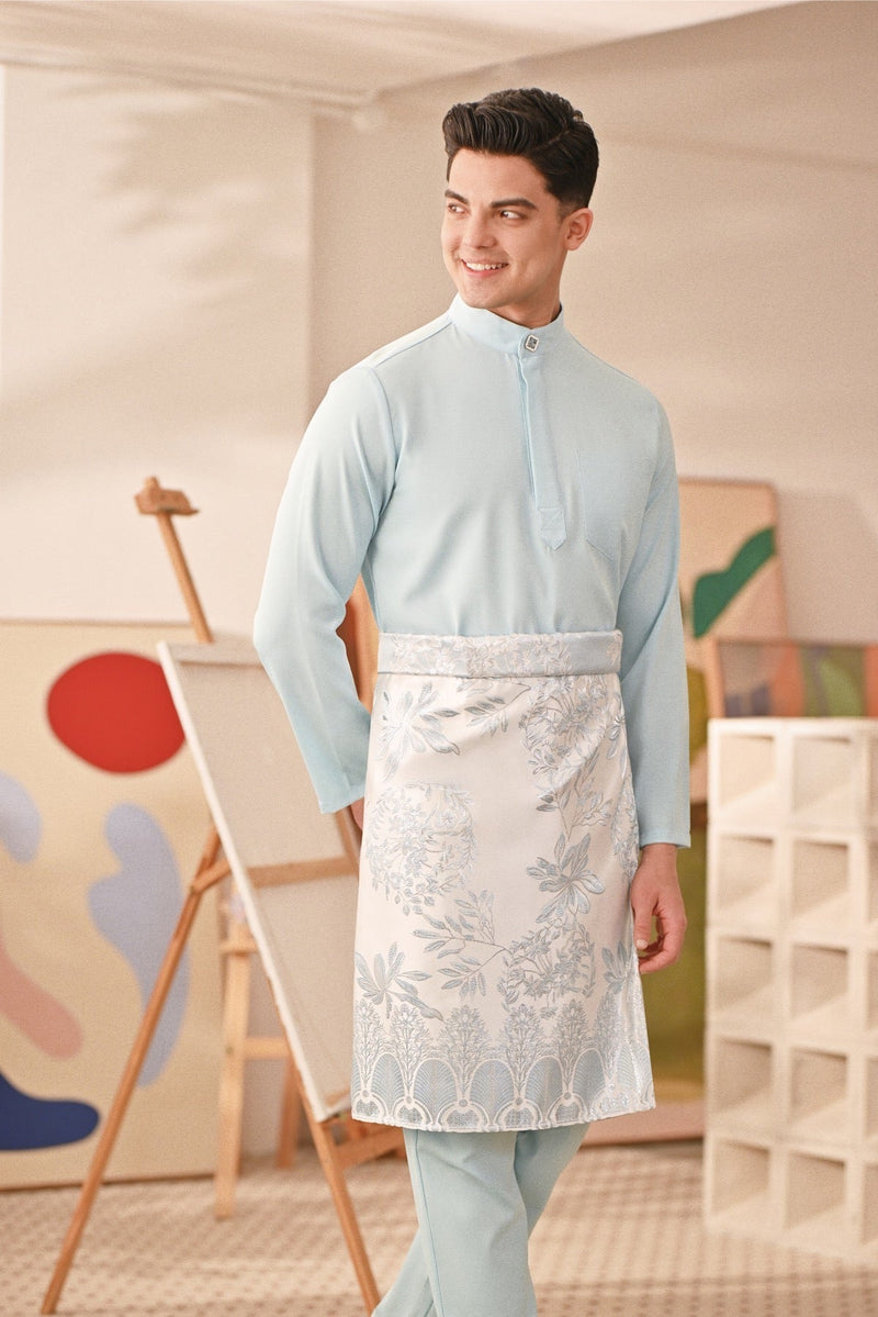 Baju Melayu Couture Slim Fit - Clear Water