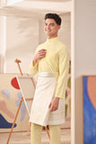 Baju Melayu Couture Slim Fit - Tender Yellow
