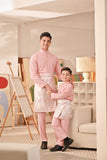 Baju Melayu Kids Couture Bespoke Fit - Powder Pink