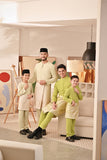 Baju Melayu Kids Teluk Belanga Deluxe Smart Fit - Aloe Wash