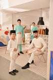 Baju Melayu Teluk Belanga Deluxe Smart Fit - Whisper White