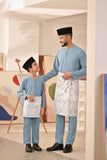 Baju Melayu Teluk Belanga Deluxe Smart Fit - Storm Blue