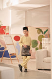 Baju Melayu Kids Teluk Belanga Deluxe Smart Fit - Raffia