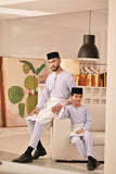 Baju Melayu Kids Teluk Belanga Deluxe Smart Fit - Light Lavender