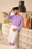 Baju Melayu Teluk Belanga Deluxe Smart Fit - Violet Tulip