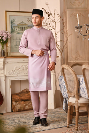 Baju Melayu Luxury Bespoke Fit - Lilac